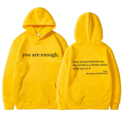 Oversized Hoodie Unisex Warm Printed Pullover