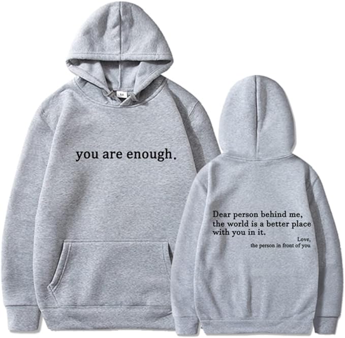 Oversized Hoodie Unisex Warm Printed Pullover