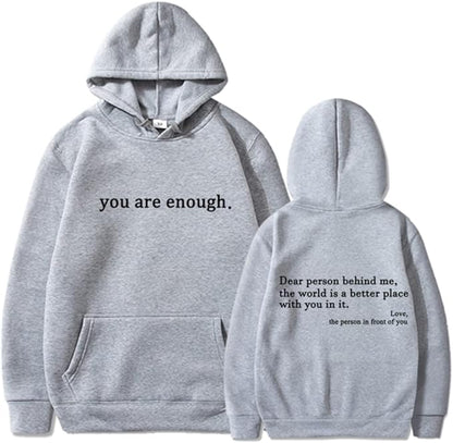 Oversized Hoodie Unisex Warm Printed Pullover