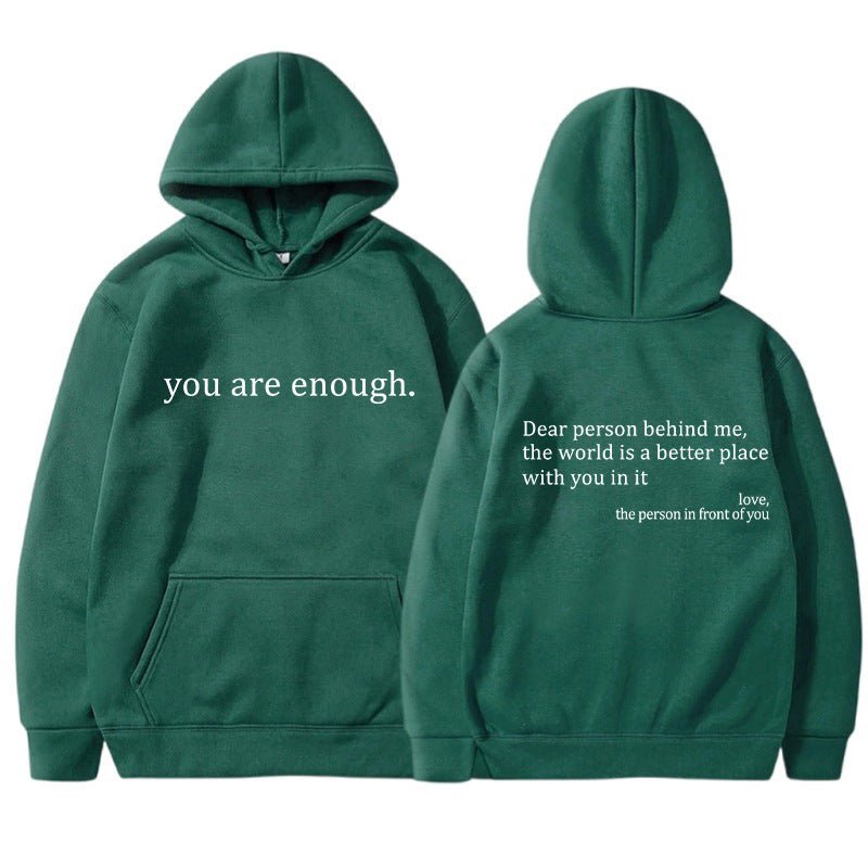 Oversized Hoodie Unisex Warm Printed Pullover