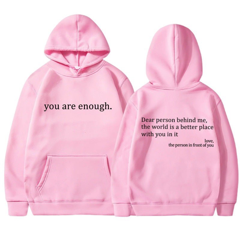 Oversized Hoodie Unisex Warm Printed Pullover