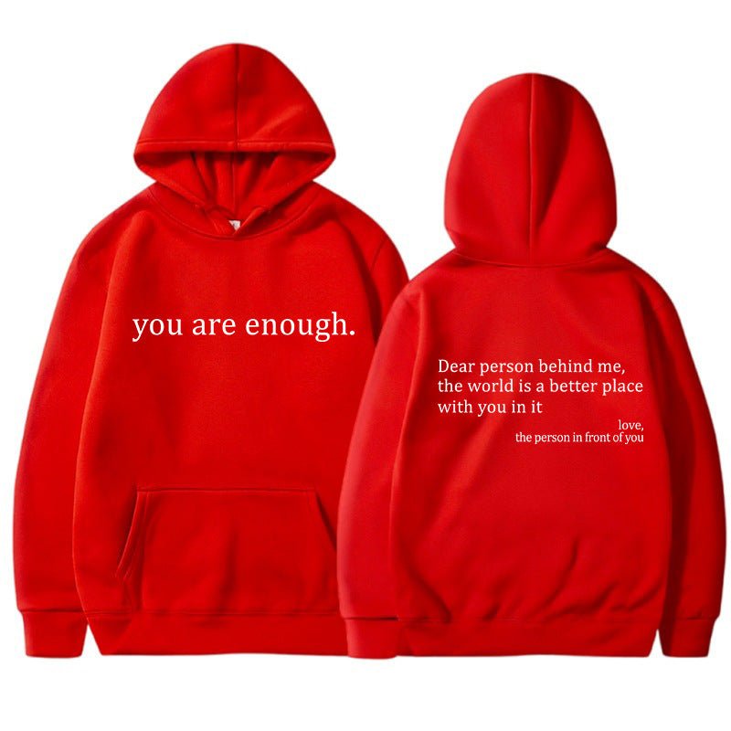 Oversized Hoodie Unisex Warm Printed Pullover