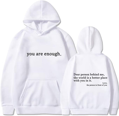 Oversized Hoodie Unisex Warm Printed Pullover