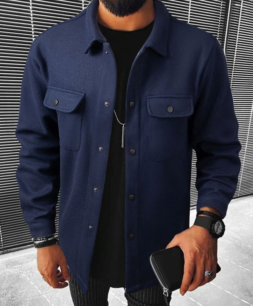 Men's Warm Flannel Overshirt