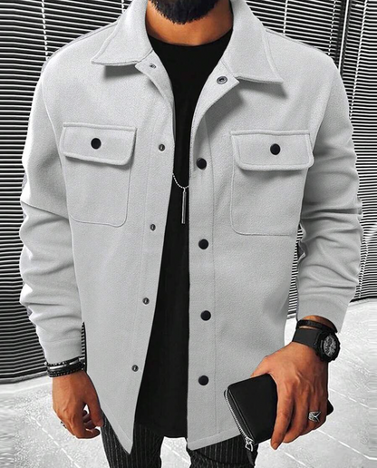 Men's Warm Flannel Overshirt