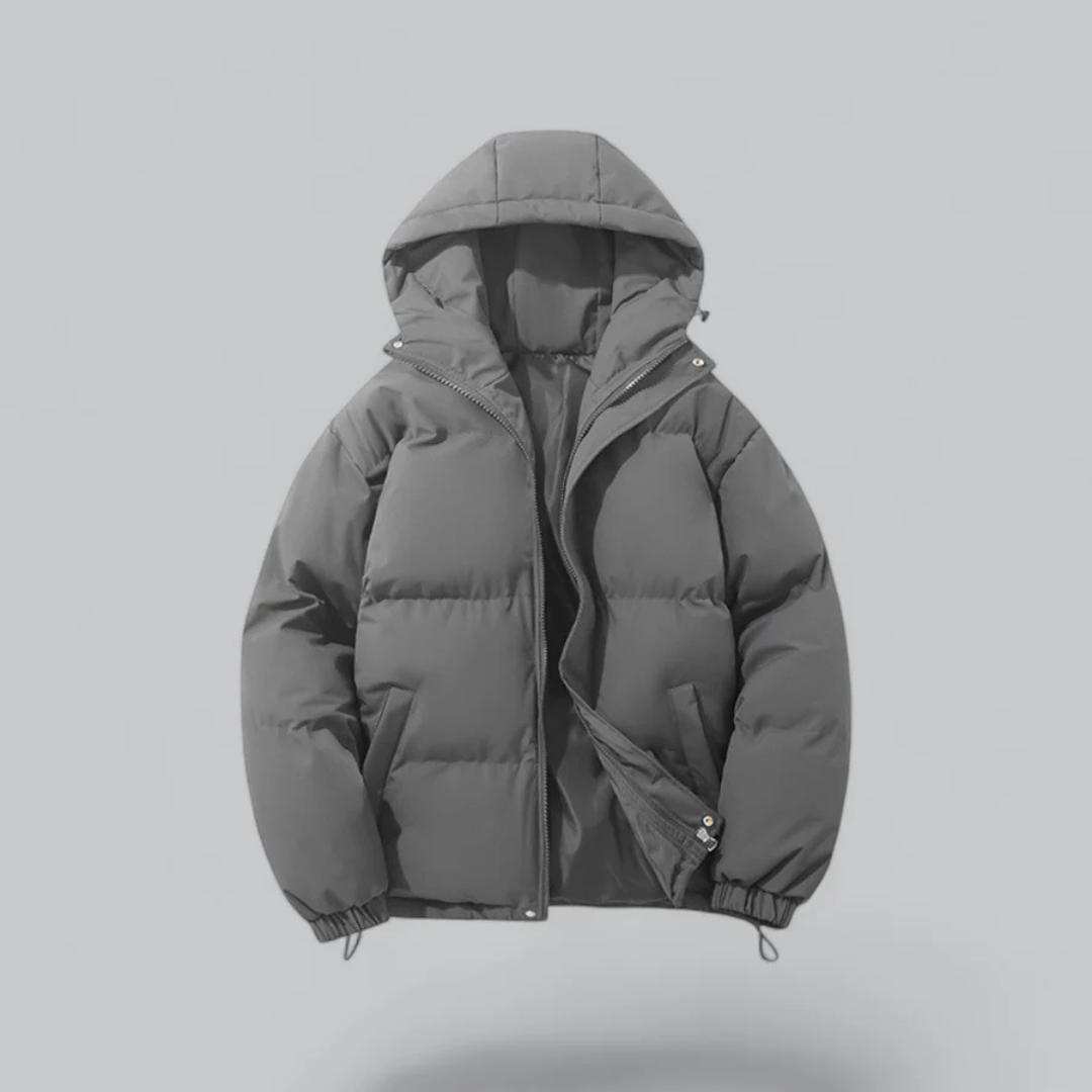 Warm Unisex Winter Jacket with Hood Insulation