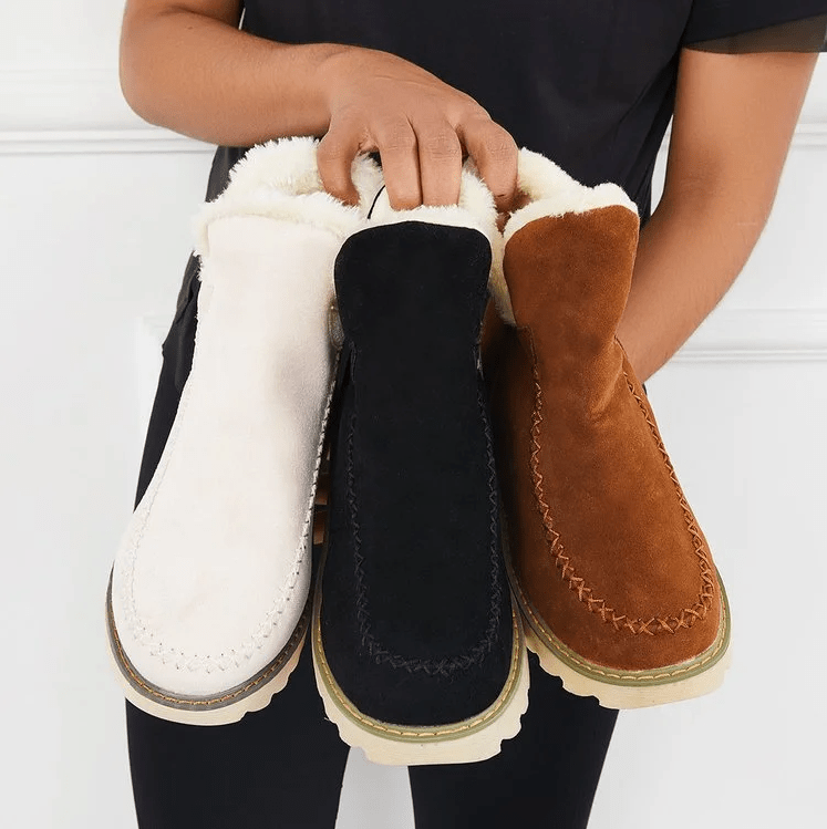Bequeme Damen Winterstiefel Warm & Gemütlich - IdealeKleiden