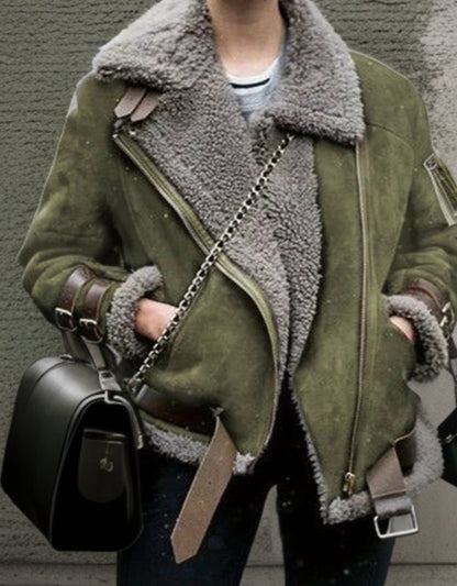 Stylish Leather Jacket Women Trendy Design