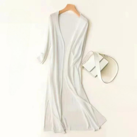 Women's Cardigan Long Elegant Draped Look