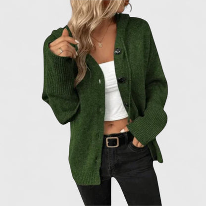 Elegant Cardigan Women Classic Buttons