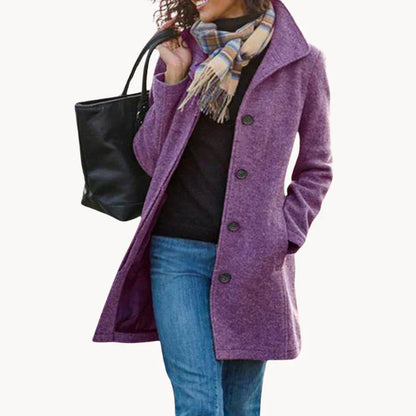 Eleganter Damenwintermantel Weich & Warm - IdealeKleiden