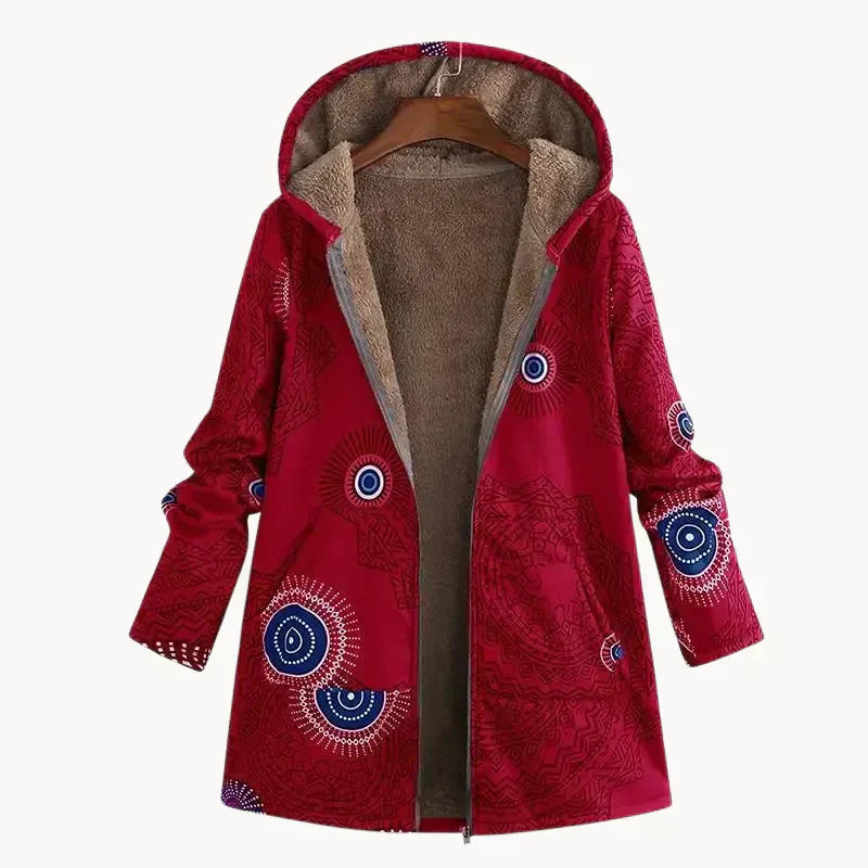 Stylischer Damenparka Warm Winterjacke - IdealeKleiden