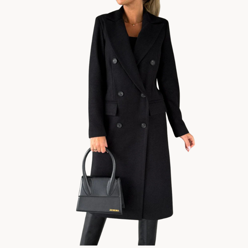 Elegant Women's Coat Timeless Double-breasted