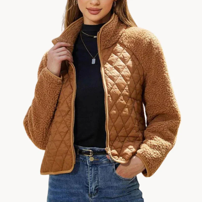 Cuddly Jacket Women Plush Zipper