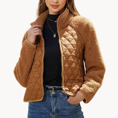 Cuddly Jacket Women Plush Zipper