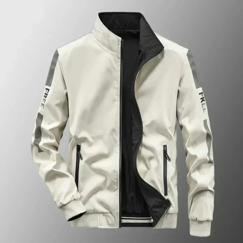 Practical Men's Jacket Versatile Reversible