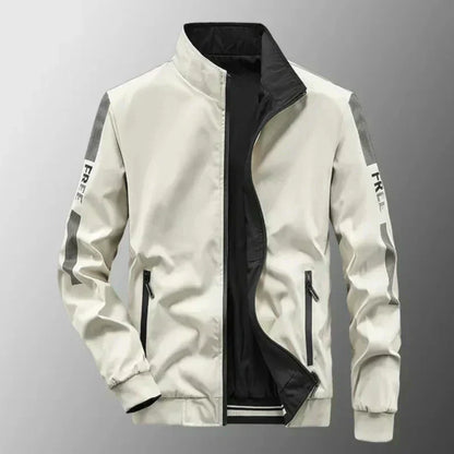 Practical Men's Jacket Versatile Reversible