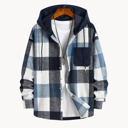 Men's Hooded Flannel Comfortable