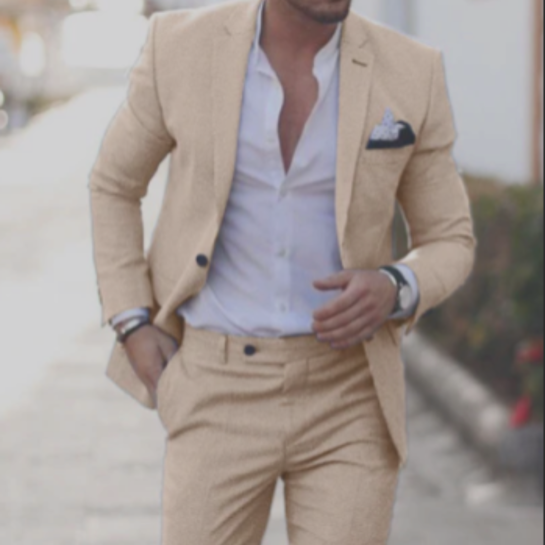 Men's Lightweight Two-Piece Summer Suit