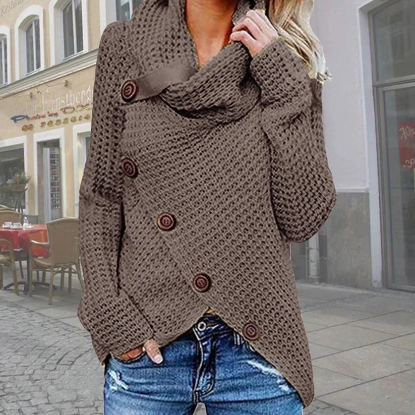 Stylish Turtleneck Asymmetrical Modern Design