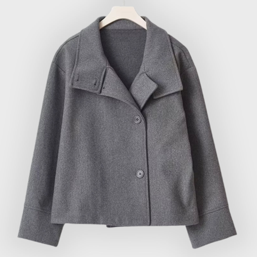 Luxury Double Breasted Short Coat for Women