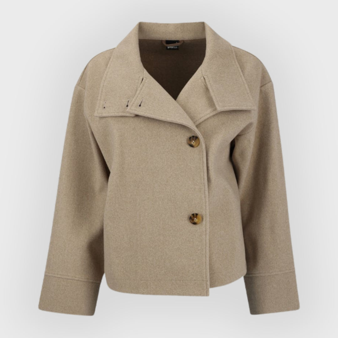 Luxury Double Breasted Short Coat for Women