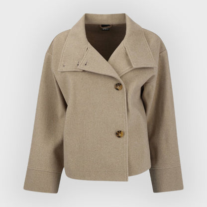 Luxury Double Breasted Short Coat for Women