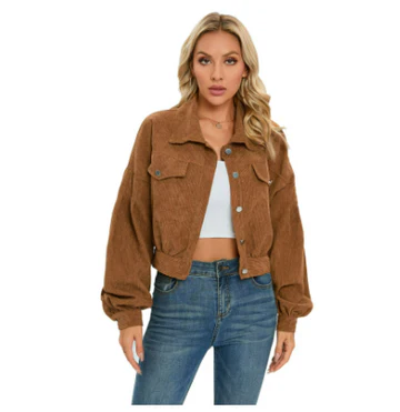 Short women's winter jacket