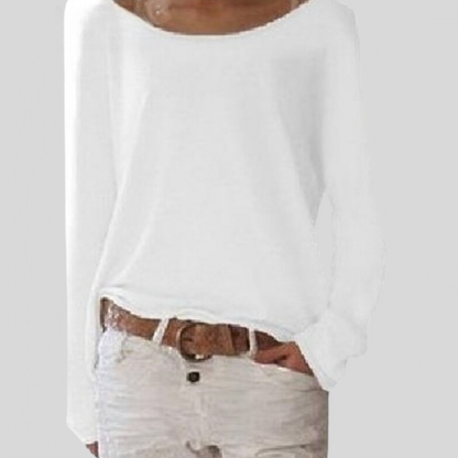 Thin Sweater Round Neck Elegant Lightweight