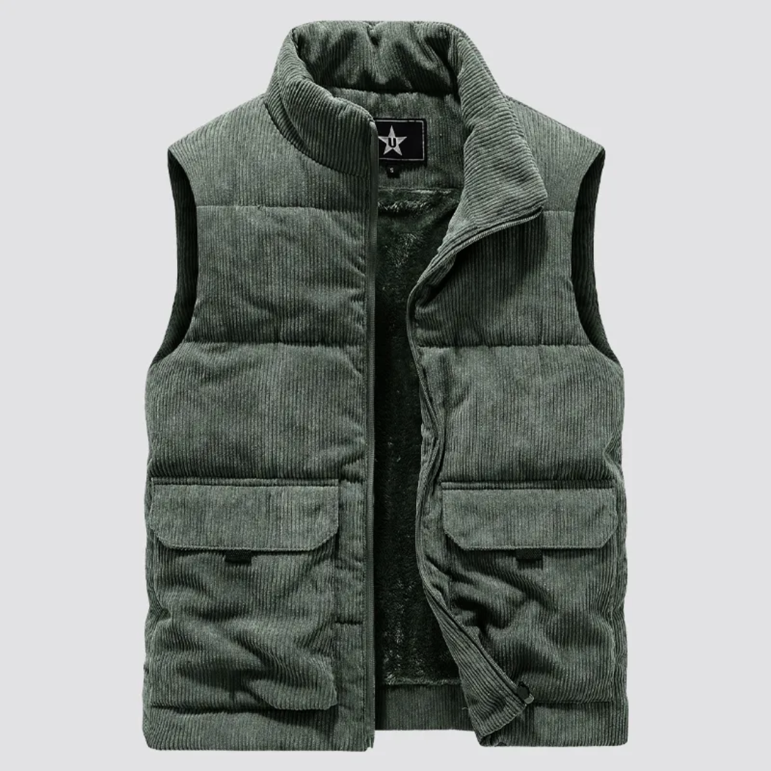 Herren Cordweste Modern Schnitt - IdealeKleiden