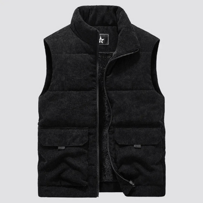 Men's Corduroy Vest Modern Cut