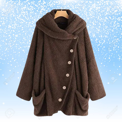 Weiche Plüschweste Damenjacke - IdealeKleiden