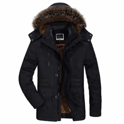 Men's Winter Jacket Weatherproof Hooded Insulated