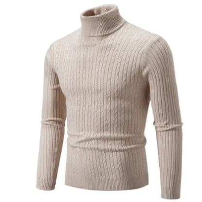 Men's Turtleneck Sweater Warm Winter