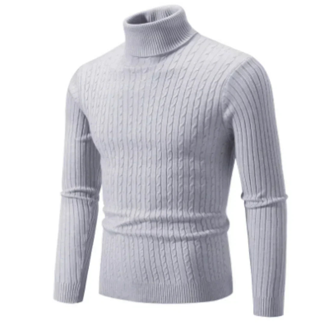 Men's Turtleneck Sweater Warm Winter