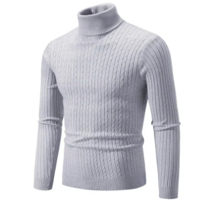 Men's Turtleneck Sweater Warm Winter
