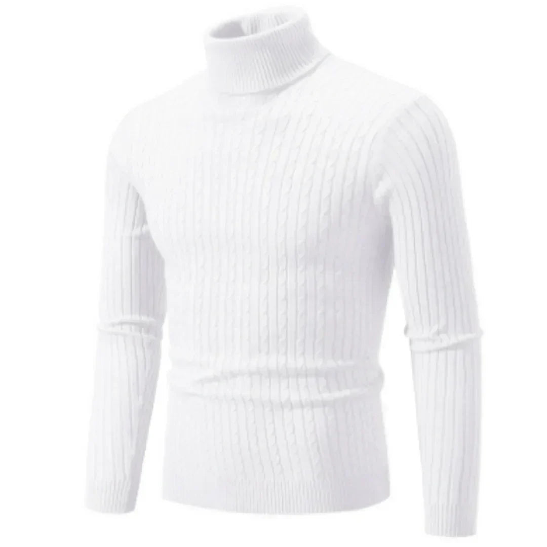 Men's Turtleneck Sweater Warm Winter