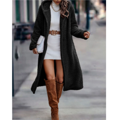 Women's Coat Loose Fit Soft Faux Wool Classic