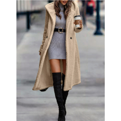 Women's Coat Loose Fit Soft Faux Wool Classic