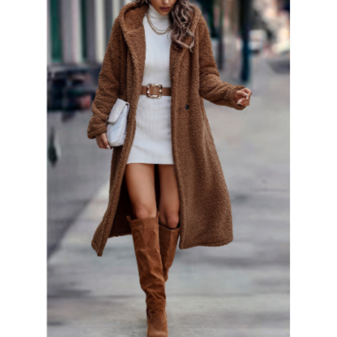 Women's Coat Loose Fit Soft Faux Wool Classic