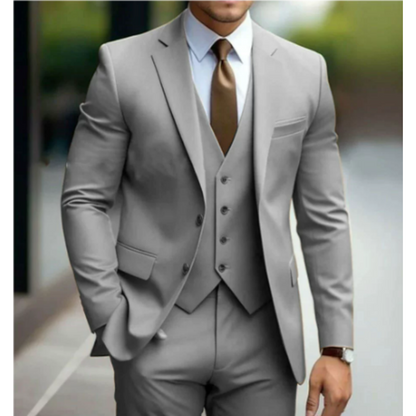 Men's 3-piece two-button suit
