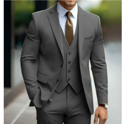 Men's 3-Piece Suit Elegant Two-Button