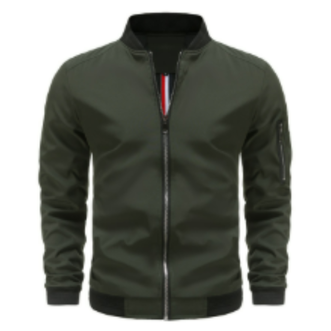 Men's Quilted Jacket Zipper Cut