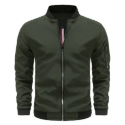 Men's Quilted Jacket Zipper Cut