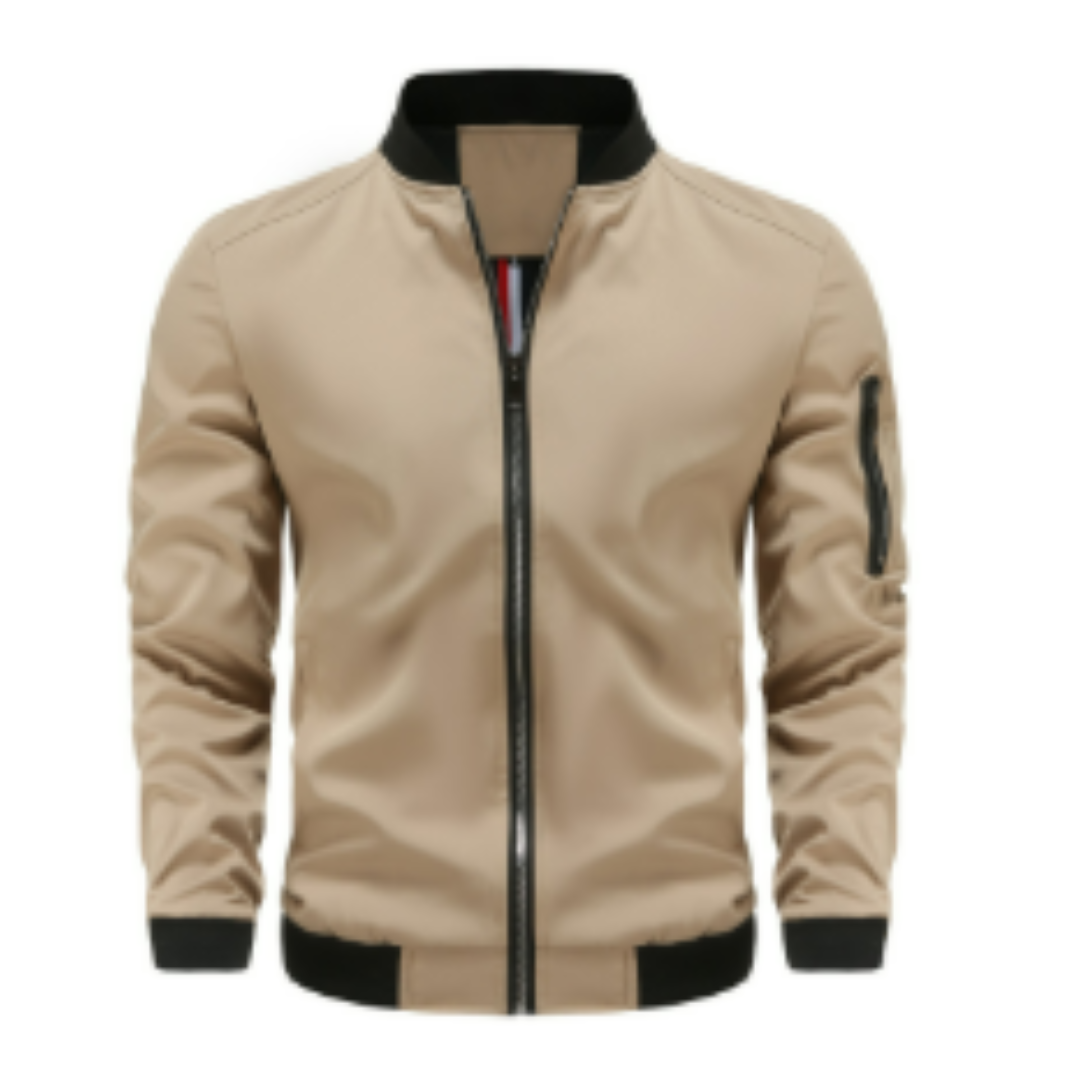 Men's Quilted Jacket Zipper Cut