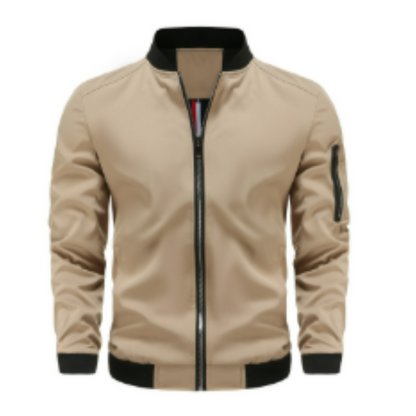 Men's Quilted Jacket Zipper Cut
