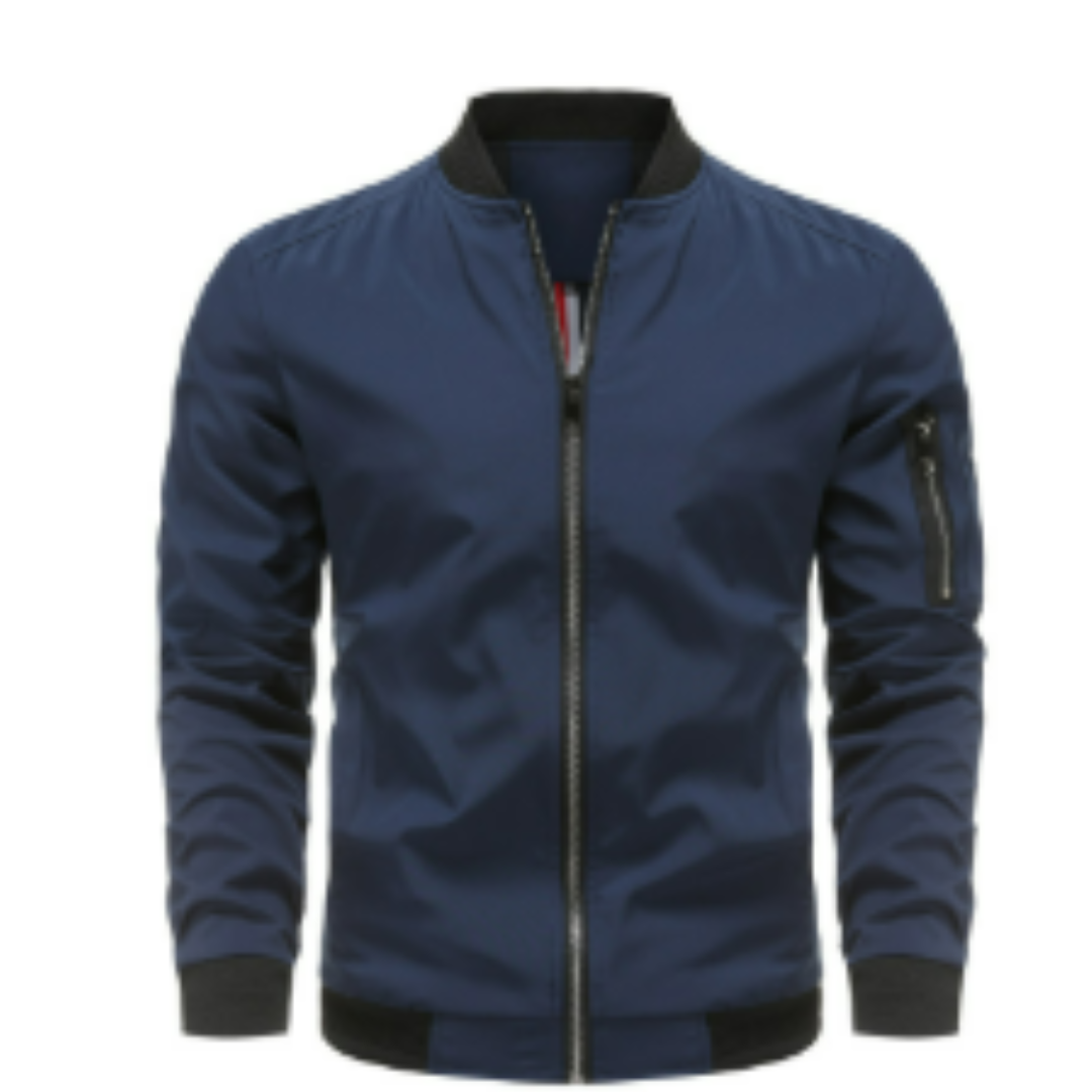 Men's Quilted Jacket Zipper Cut