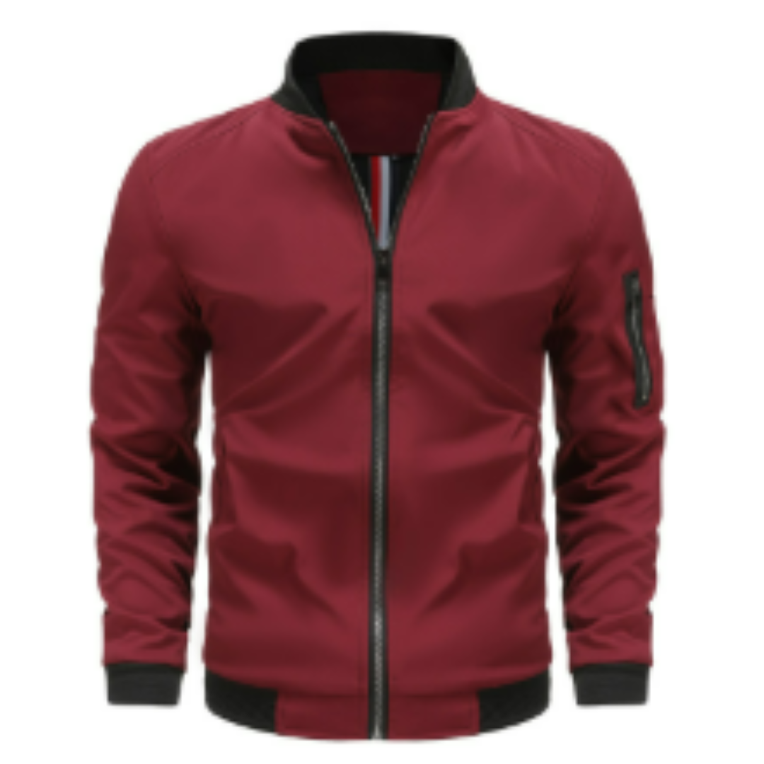 Men's Quilted Jacket Zipper Cut