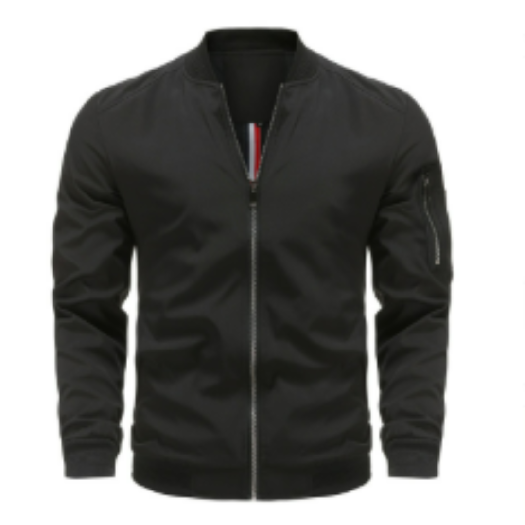 Herren Steppjacke Reißverschluss Schnitt - IdealeKleiden