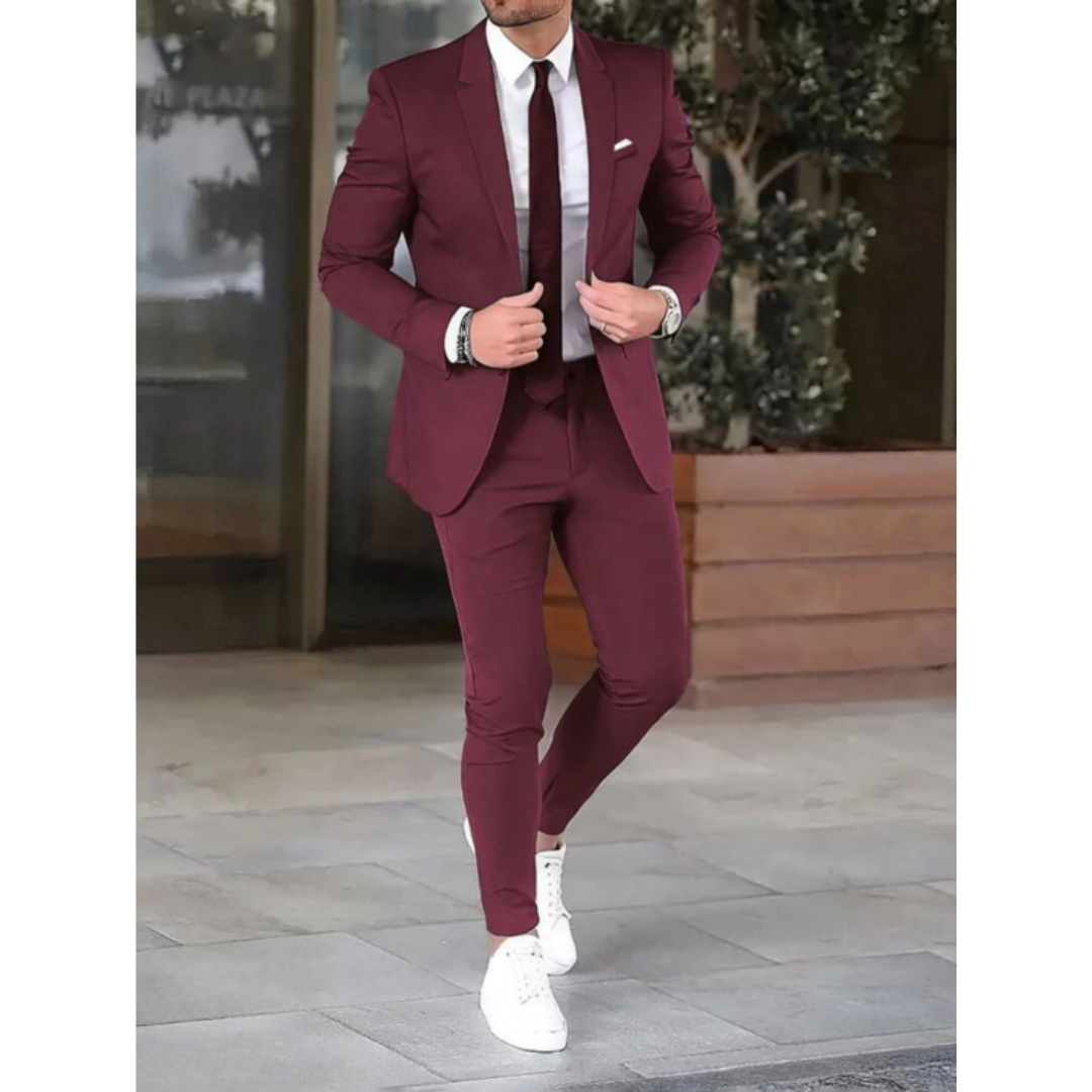 Men's Suit Elegant Two-Piece
